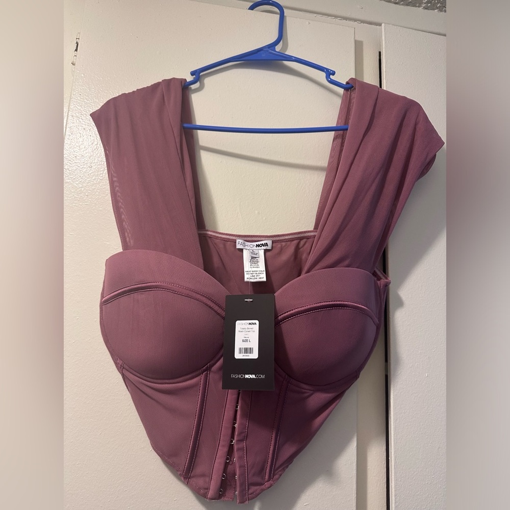 Mauve crop top
